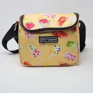 Betsey Johnson Yellow Popsicle Print Tote